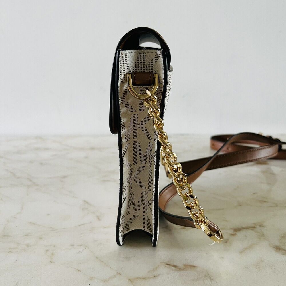 MICHAEL KORS Jet Set Charm Vanilla Luggage Small Phone Crossbody Bag - Picture 5 of 8